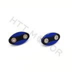 Mirror Block Off Plates for BMW S1000RR (2013–2018) Blue