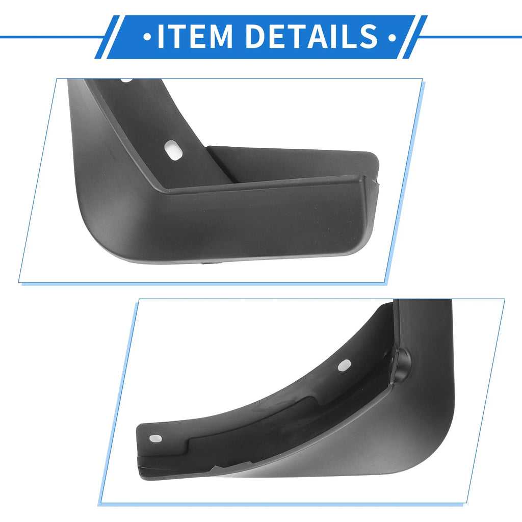 Set of 2 Front & Rear Mud Flaps for Volkswagen Passat B8 (2015–2019)