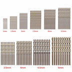 Set of 5 HSS Drill Bits for Stainless Steel (1.5mm Diameter)