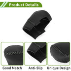 Gear Shift Knob Cover for Honda Civic (2022–2024) Black Grey Faux Leather