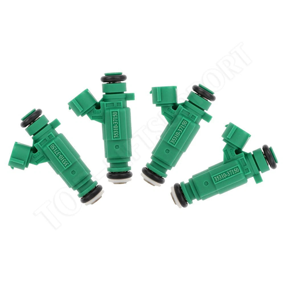 Set of 4 Fuel Injectors for Hyundai Accent, Santa Fe, Sonata, Tucson, Tiburon