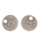 2X Spark Gap Gauge Coin Type Tool for Measurement 0.020 to 0.100 Inch
