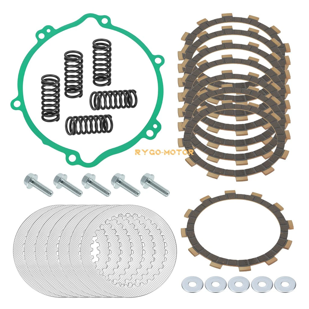 Clutch Friction Plate Kit for Yamaha YZ125 (1994–2004) - Heavy Duty Springs & Gasket