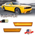 Amber LED Front Side Marker Lamps for Dodge Challenger (2008–2014)