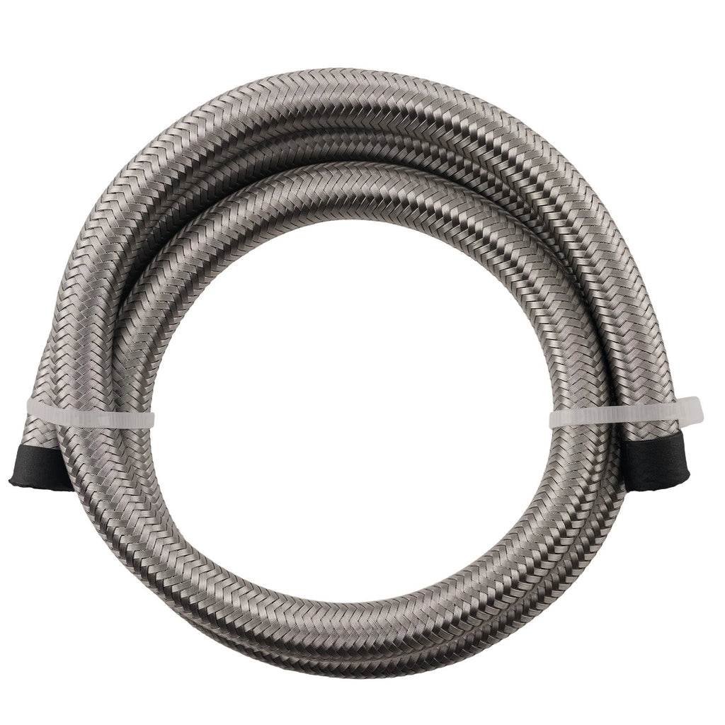 3FT Stainless Steel Power Steering Pump Hose for Universal Applications