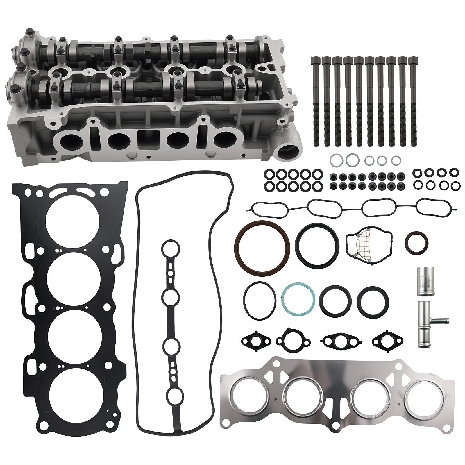 Complete Cylinder Head & Head Gasket Set for Scion Toyota RAV4 Camry (2001–2012) 2AZ-FE