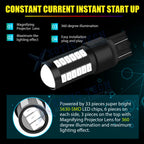 Red LED Brake Tail Turn Signal Bulb for Dodge (2014-2020)