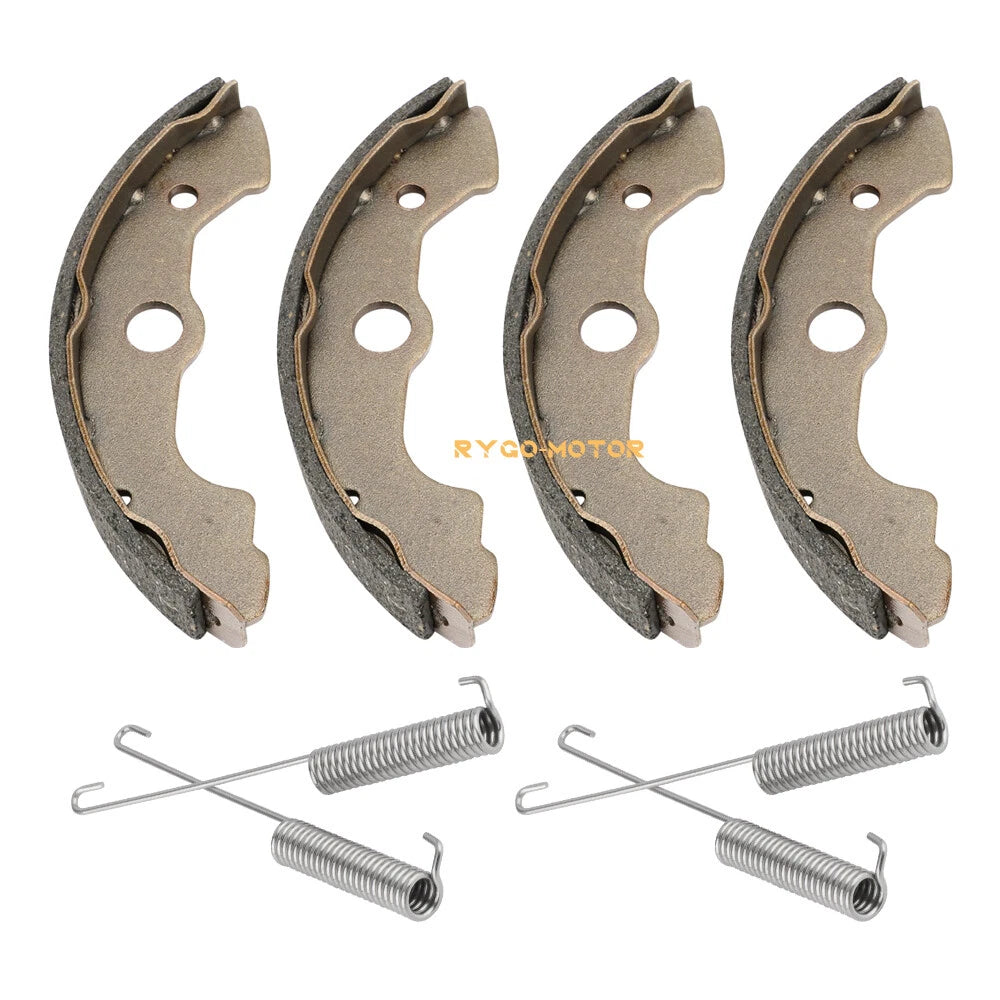 Front Brake Shoes W/Springs for Honda TRX300FW FourTrax 300 (1988–2000)