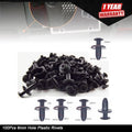 100 pcs Push Plastic Rivets for Auto Car Door Fender (Universal)