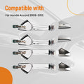 Set of 4 Chrome Door Handles for Honda Accord (2008–2012) Left Right Front Rear