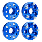 4pc 1" Wheel Spacers for Subaru Impreza (1993–2022) M12x1.25 Blue