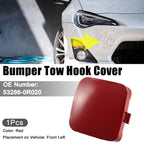 Tow Hook Cover Cap for Toyota RAV4 (2013–2018) - Red