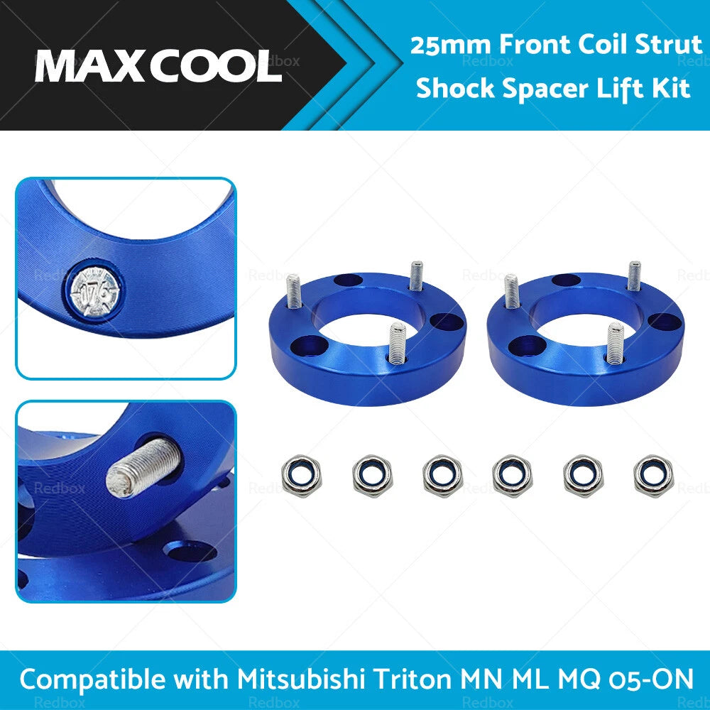 25mm Front Coil Spacer Kit for Mitsubishi Triton MN ML MQ (2005–Present)
