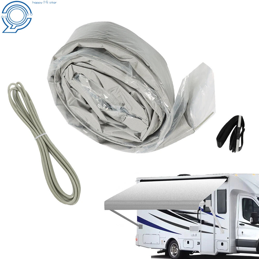 4-Ply Weatherproof Vinyl Awning Fabric for RV (9')