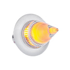 Amber LED Clear Lens Mini Spike Light Replacement for Universal Fit (—)