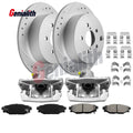 Rear Brake Rotor, Brake Pads, Brake Caliper for Subaru Forester Impreza Crosstrek (2014–2021)