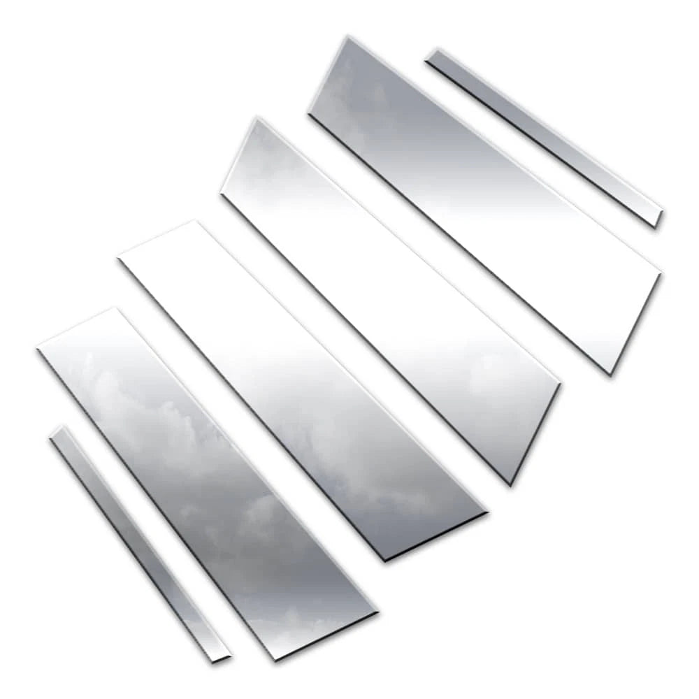 Diamond Grade 6pc Stainless Steel Pillar Post Covers for 2019-2024 Mazda Mazda