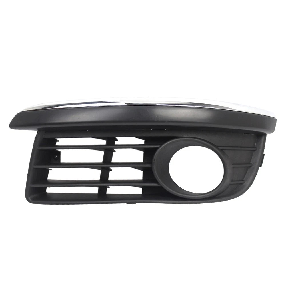 Left Front Bumper Fog Light Lamp Cover w/ Chrome Trim for VW Jetta (2006–2010)