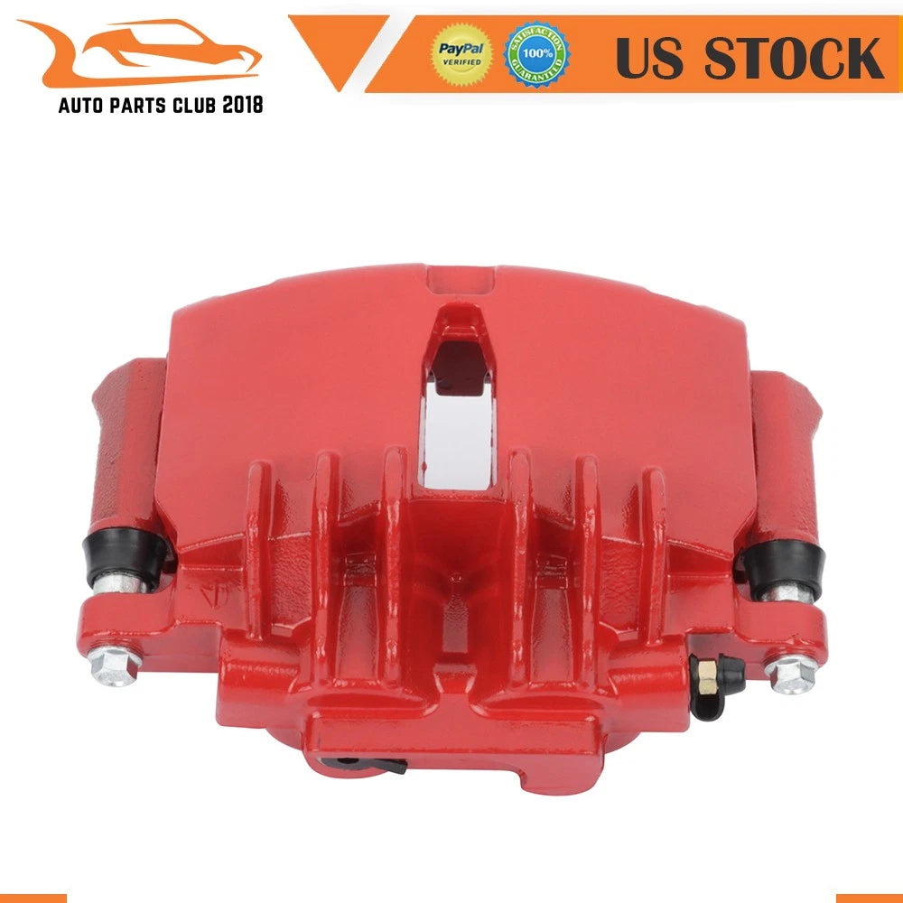 Front Left Red Brake Caliper w/ Bracket for Ford Mustang (1999–2002)