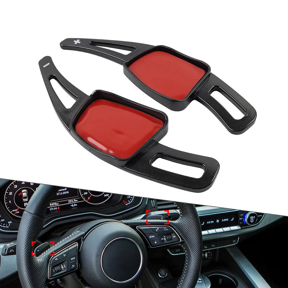 Steering Wheel Paddle Shifter Extension for Audi A3 A4 A5 Q3 Q5 Q7 Q8 (2013–2023)
