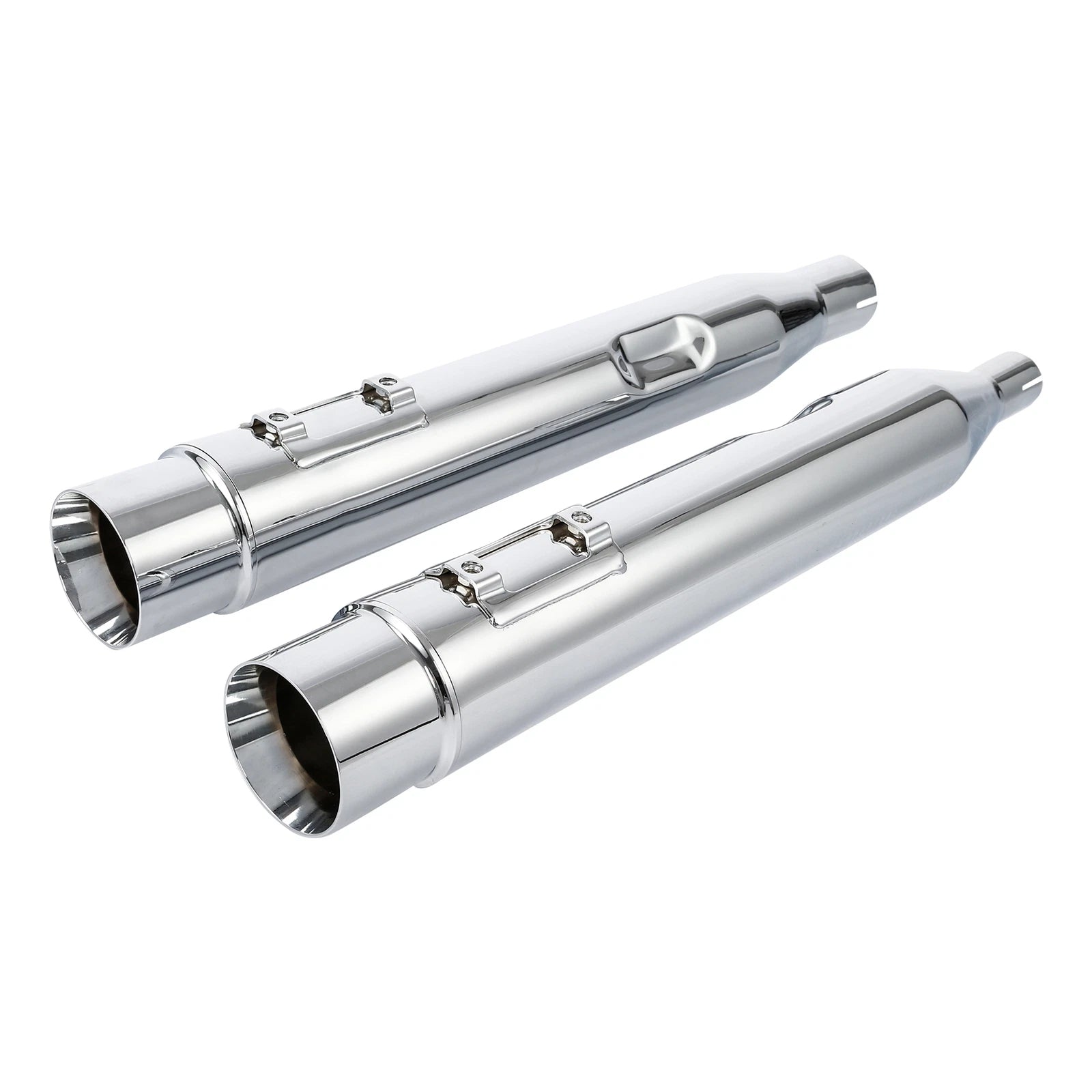 4" Slip-On Straight Mufflers Exhaust Pipe for Harley Street Road Glide (2017–2025)