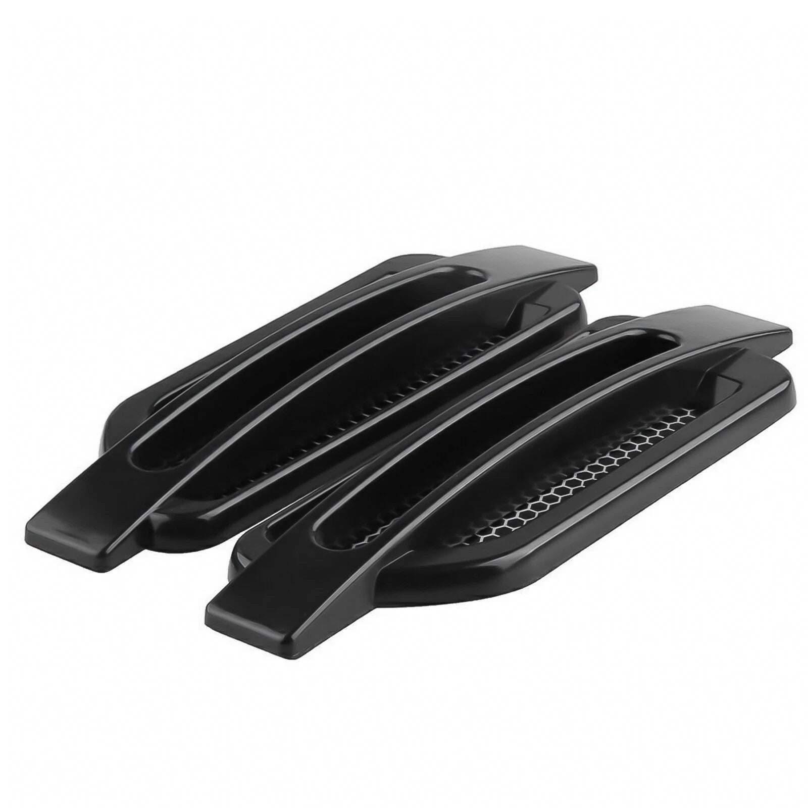 Universal Shark Side Fender Hood Airflow Scoop Vent Decor Cover (2-Pack  )