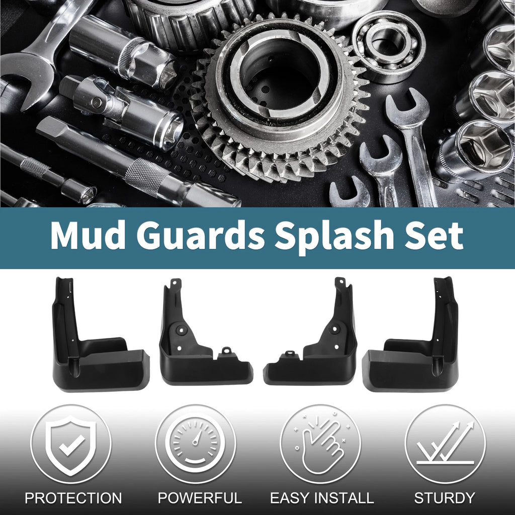 Set of 4 Mud Flaps Splash Guards for Toyota Corolla (2019–2023)