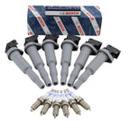 Set of 6 Ignition Coils & 6 Double Platinum Spark Plugs for BMW E90 E83 (2007–2013)