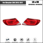 Set of 2 LED Tail Lights for Chrysler 200 (2015â2017)