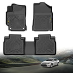 Set of 3 TPE All-Weather Floor Mats for Toyota Camry (2015–2017)