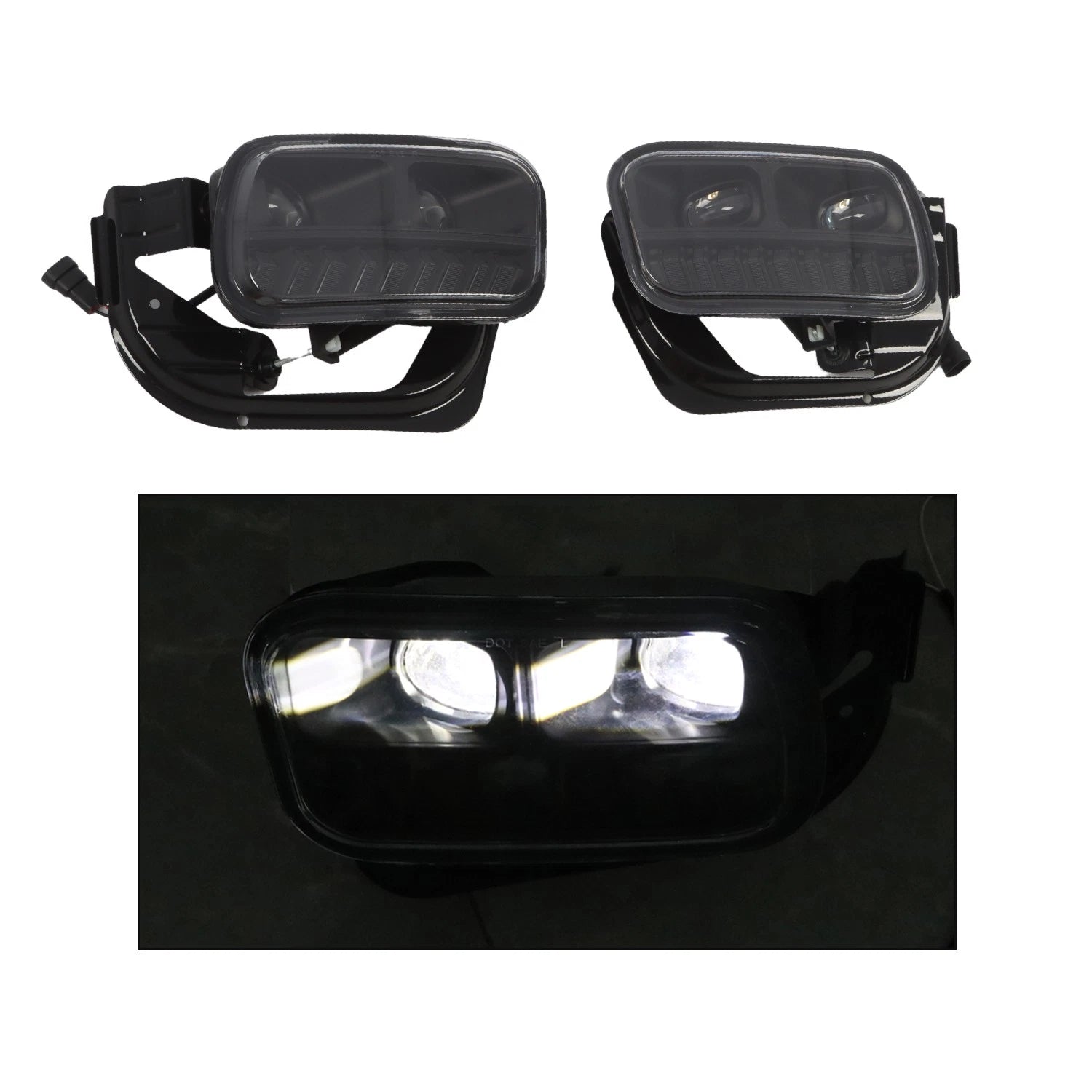 LED Fog Lights for Dodge Ram 1500 2500 3500 (2009–2018) Bumper Lamps