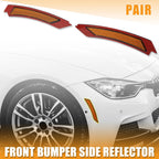 Bumper Reflector 63147205398 for BMW 3 Series E90 E91 LCI (2009–2011) Yellow