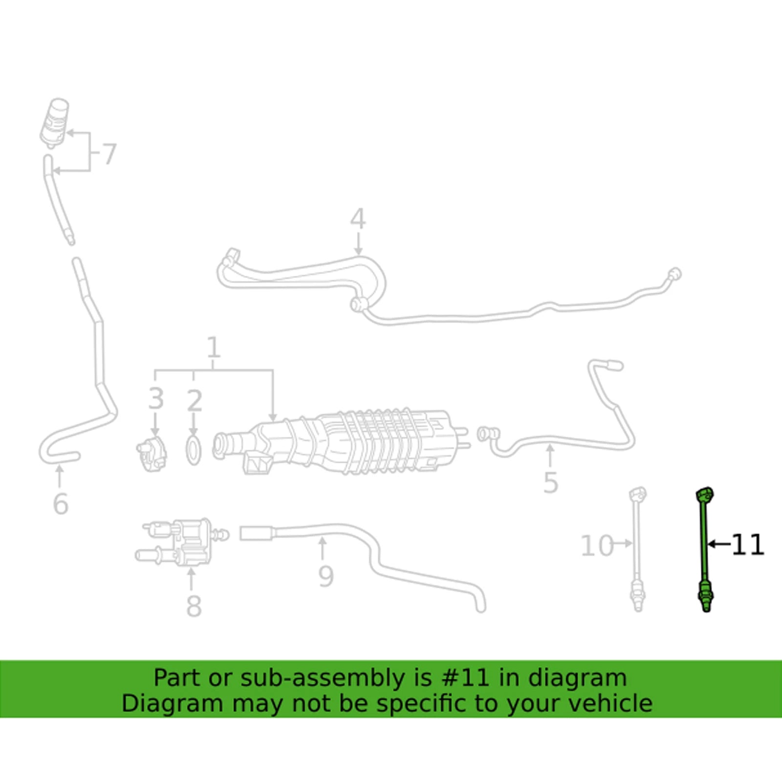Oxygen Sensor for Ram 1500 Laramie Big Horn Sport Rebel (OEM)