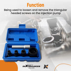 5pc Socket Set for Diesel Injection Pump VE TDI VP37 (No Year Specified)