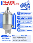 Starter Motor for Can-Am Defender HD5 (2017–2021) with Bendix & Relay