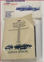 Power Train Manual Collection for Grand Marquis Town Car Victoria (1992)