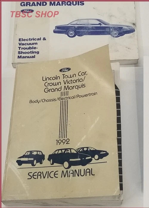 Power Train Manual Collection for Grand Marquis Town Car Victoria (1992)