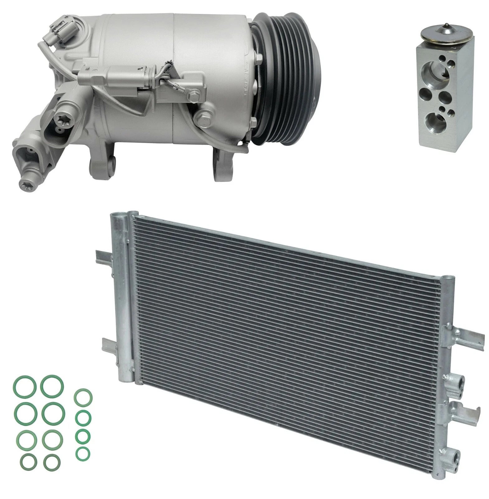 AC Compressor Kit With Condenser for Mini Cooper 1.5L 2.0L (2015–2025)