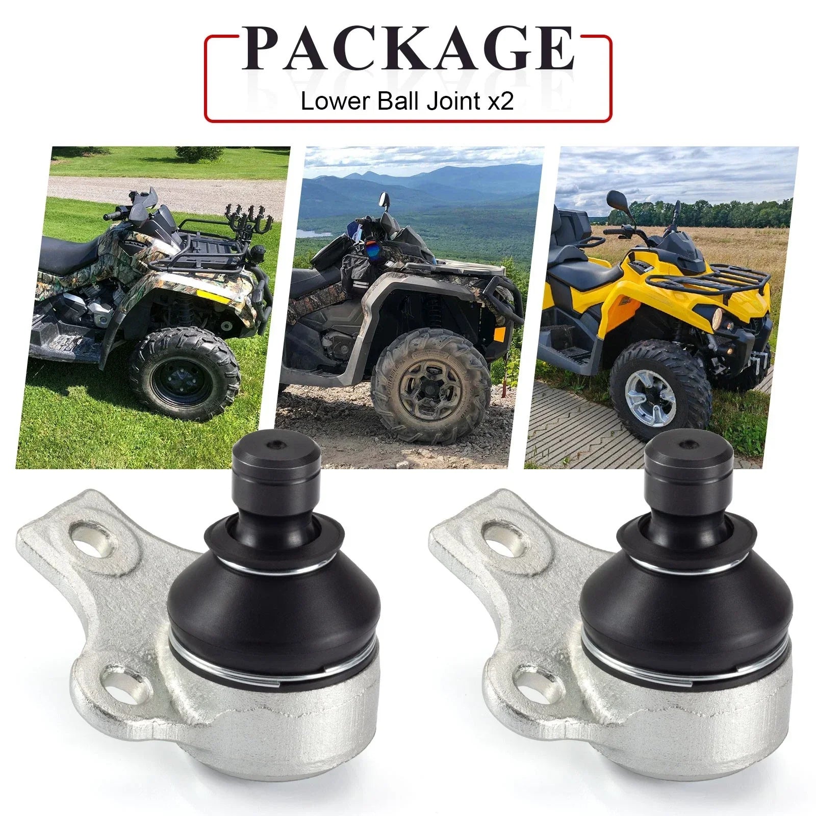 Front Lower Ball Joints for Bombardier Can-Am Outlander (2006–2008)