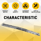 2X Front Bumper Trim Molding Chrome for Toyota Tundra (2000–2006)