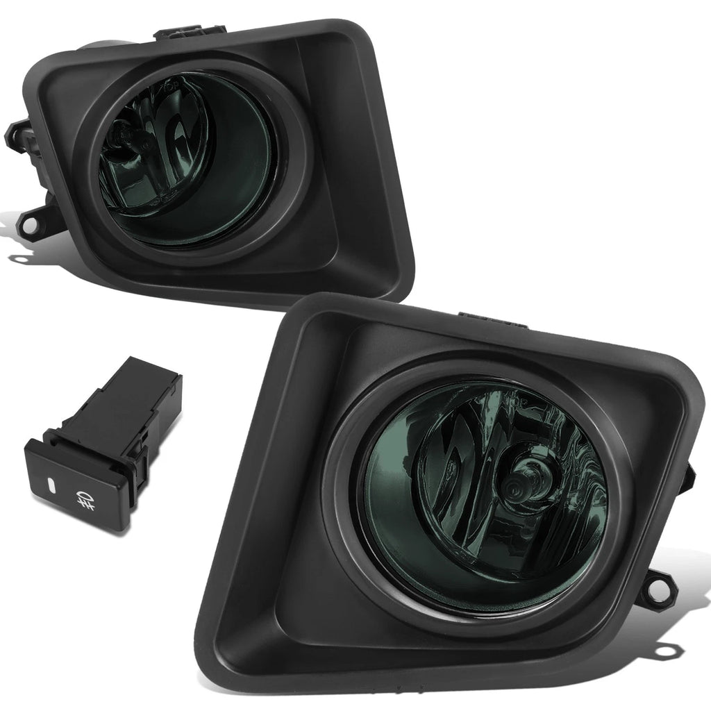 Set of 2 Fog Light Lamps for Toyota Tundra (2014–2021) Smoked Lens w/ Bezels