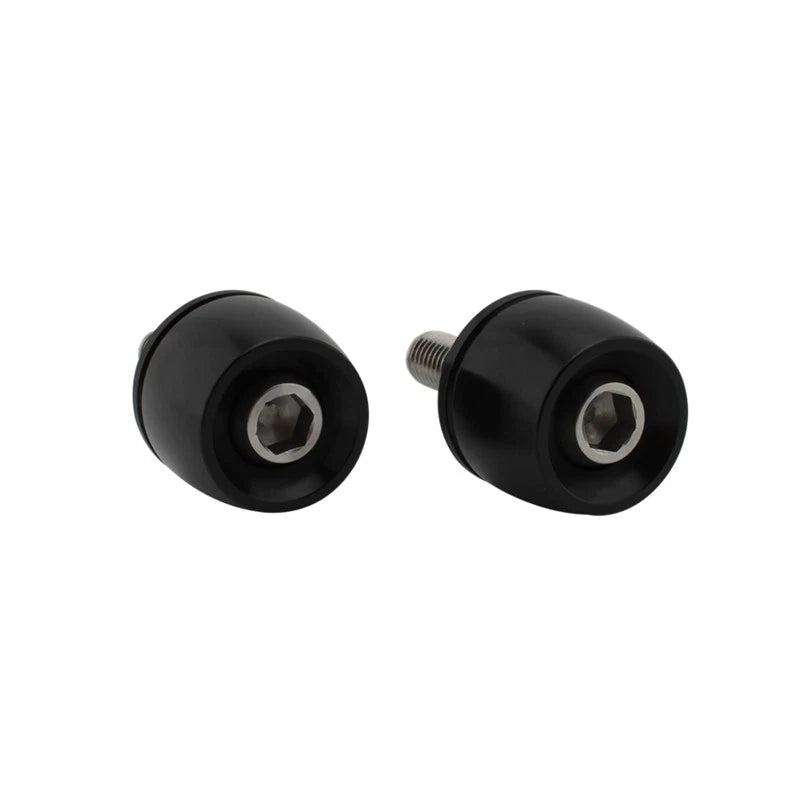 CNC Black Handlebar Ends Weight for BMW R nine T Scrambler (2014–2021)