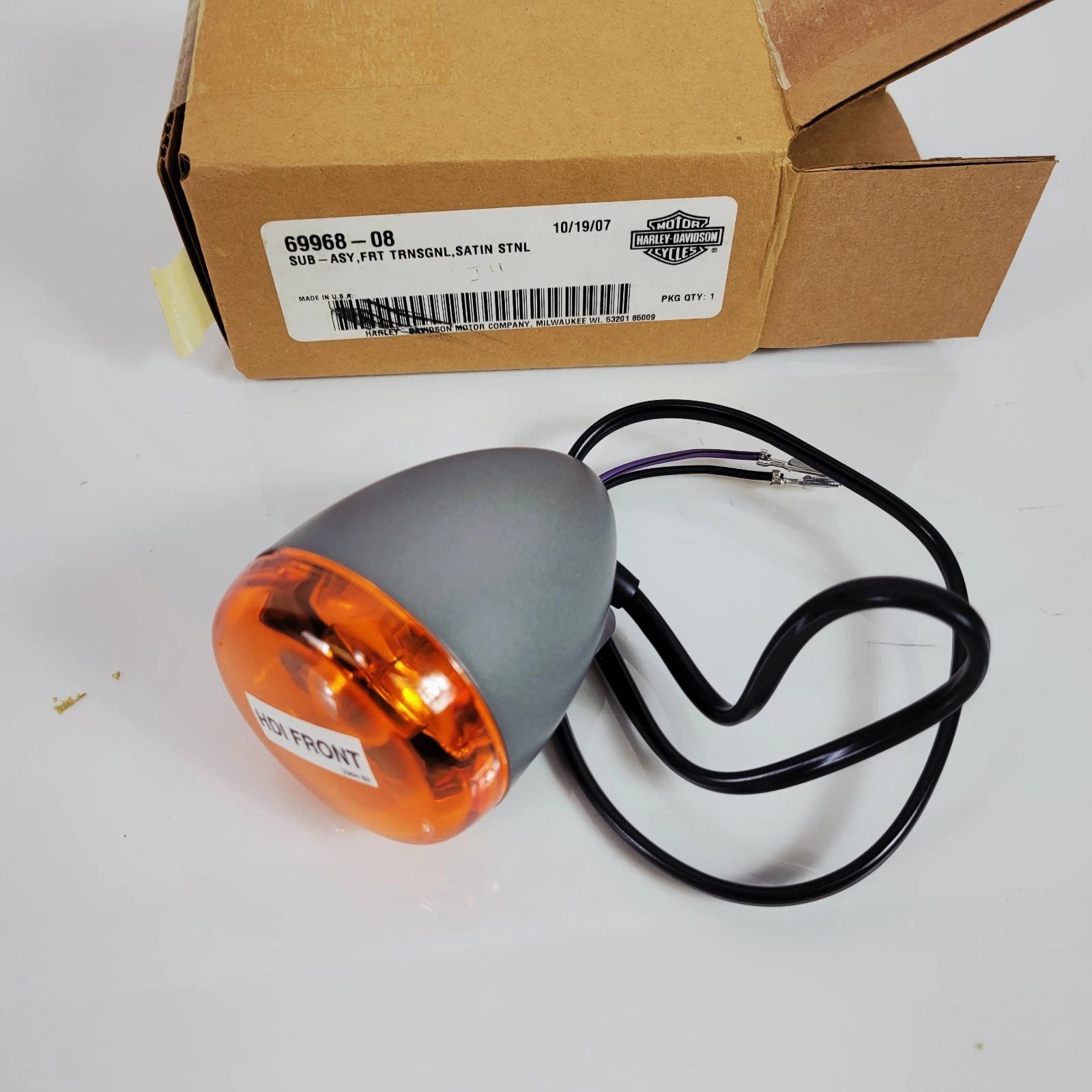 OEM Front Turn Signal for Harley-Davidson Softail Rocker C (2008–2009) 69968-08