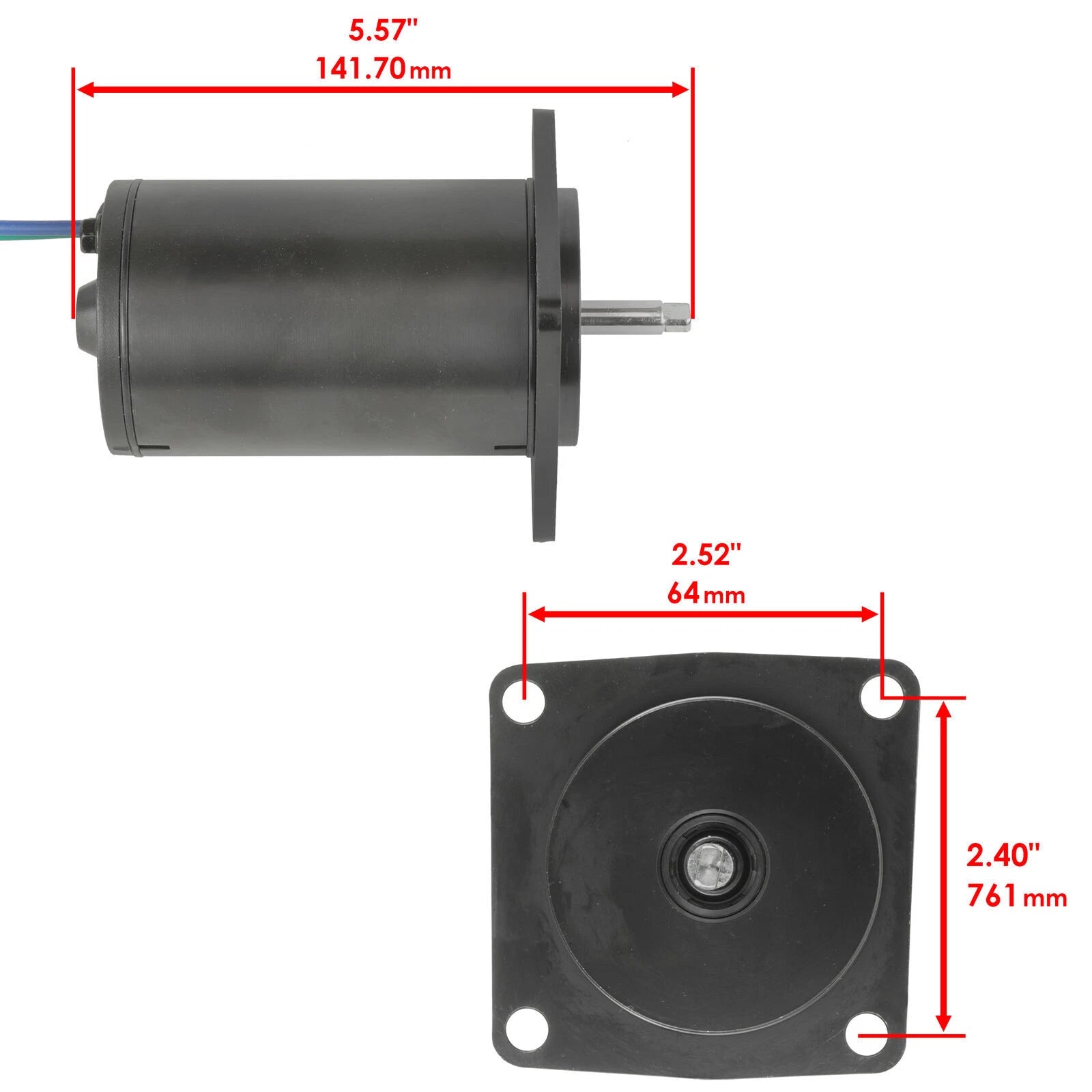 Tilt Trim Motor for Yamaha Outboard (67F-43880-00-00, 67F438800000)