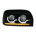 Right Blackout Headlight LED Turn Signal Light Bar for Freightliner Century (2008–2016)