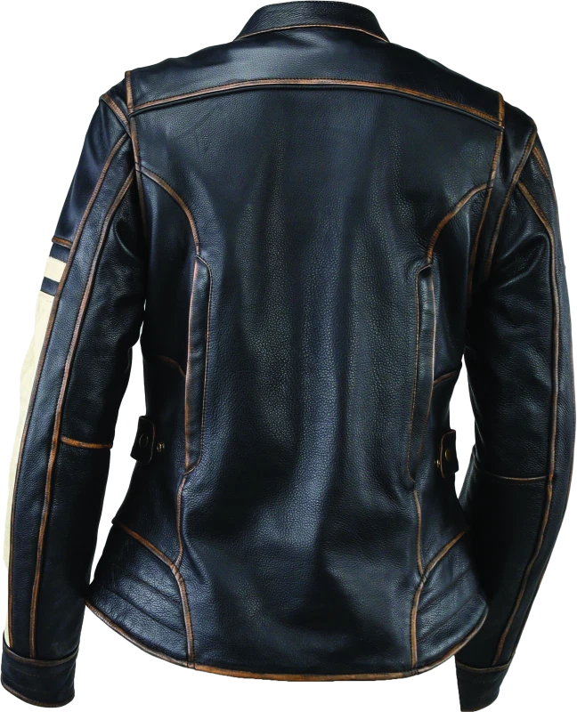 Kuryakyn River Road Vintage Leather Jacket for Women (Small)