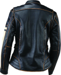 Kuryakyn River Road Vintage Leather Jacket for Women (Small)