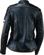 Kuryakyn River Road Vintage Leather Jacket for Women (Small)
