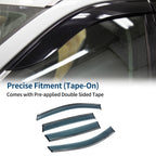 Set of 4 Car Window Deflectors for Ford Escape (2013–2019) Vent Visors