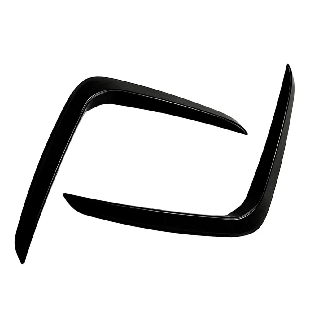 2Pcs Front Bumper Air Vent Trim for BMW X3 G01 X4 G02 M Sport (2022+) Glossy Black